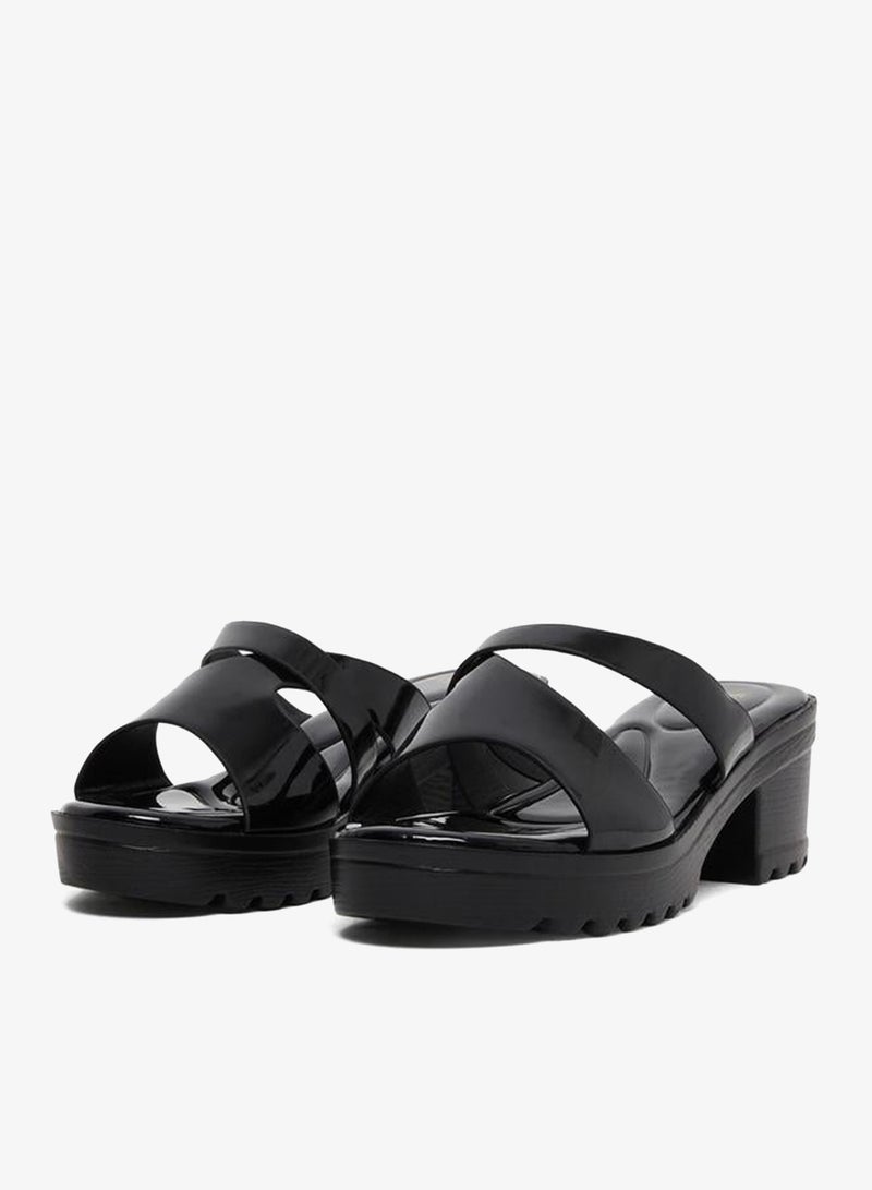 ستايلي صندل بكعب سميك وسيور كروس - Image 3