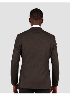 D'S DAMAT بدلة DS Damat بنية اللون بقصّة Slim Fit  - Image 4