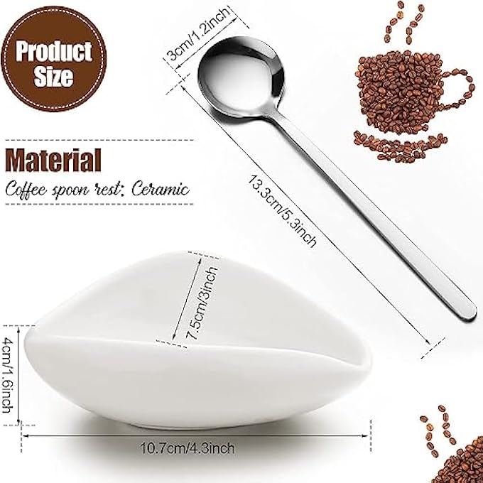 ريحني كوب جرعات حبوب القهوة ووزن علبة حبوب القهوة، وعاء شاي خزفي أبيض نقي شاي وبتلات الزهور طقم شاي مصنوع جيدا تشا هي الأبيض - Image 3