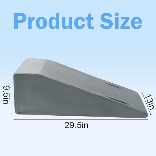 ROYALAY Leg Elevation Pillows for After Surgery Knee Surgery Recovery Equipment with Handle Leg Lifter Blood Circulation Knee Replacement Recovery Aids for Hip Foot Ankle Single - Image 3