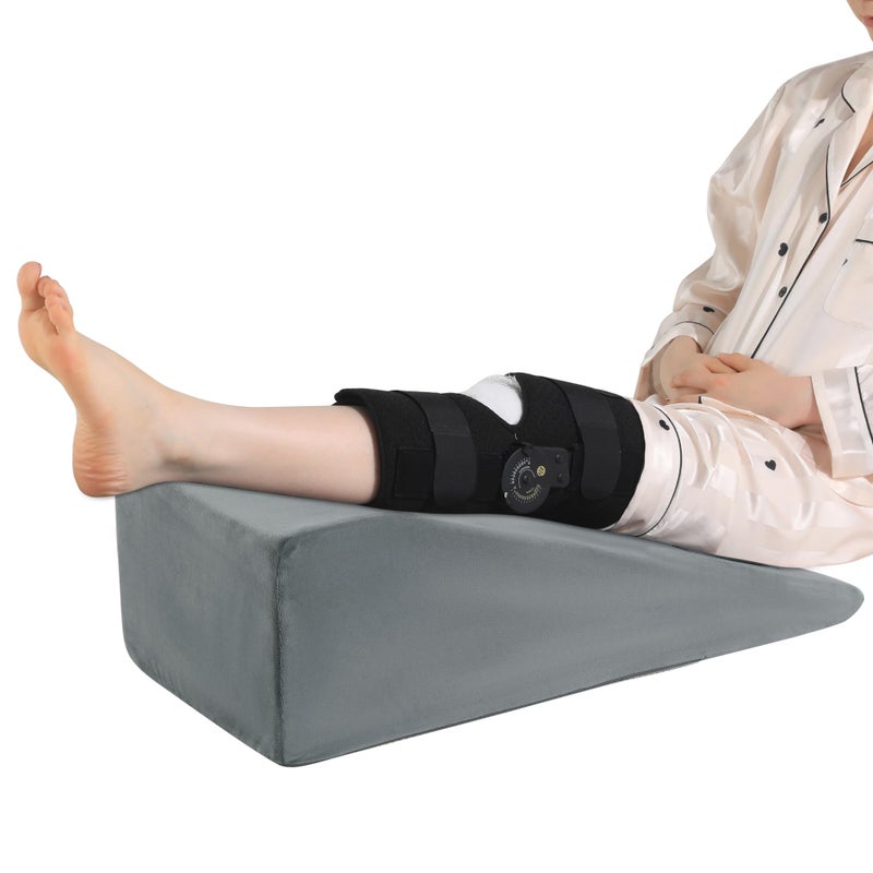 ROYALAY Leg Elevation Pillows for After Surgery Knee Surgery Recovery Equipment with Handle Leg Lifter Blood Circulation Knee Replacement Recovery Aids for Hip Foot Ankle Single - Image 2