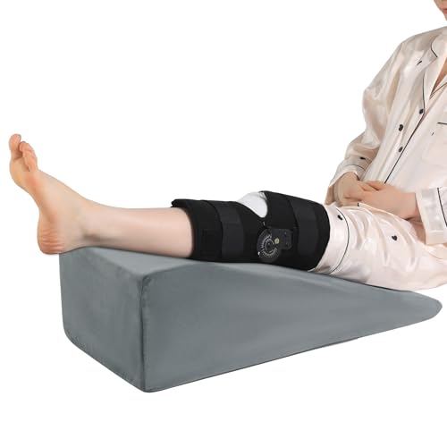 ROYALAY Leg Elevation Pillows for After Surgery Knee Surgery Recovery Equipment with Handle Leg Lifter Blood Circulation Knee Replacement Recovery Aids for Hip Foot Ankle Single - Image 1