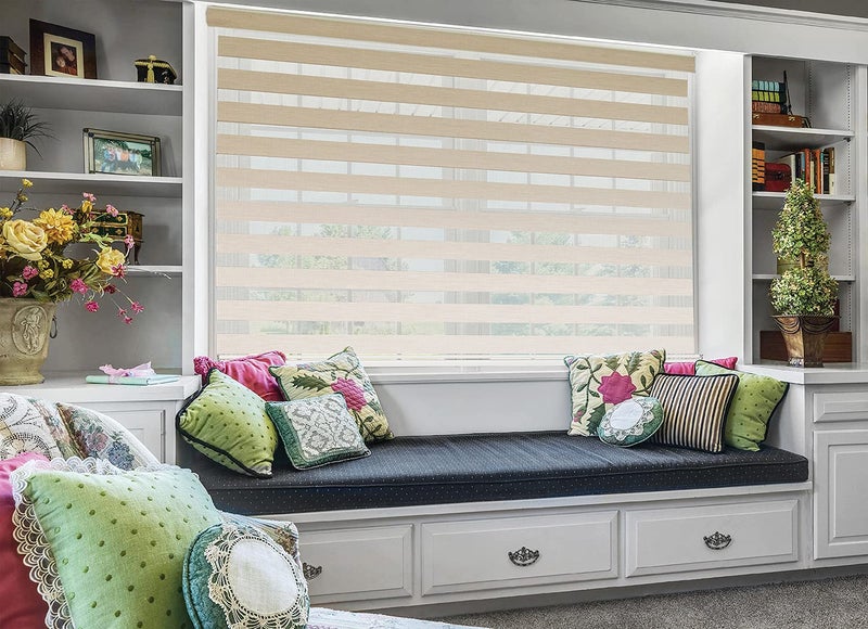 ZEBRA BLINDS Polyester Blinds for Windows,Ivory,W180XH150CM - Image 2