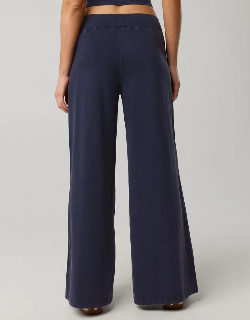Aerie  OFFLINE By Aerie OG Cotton Super Wide Leg Pant for Women | Best Price UAE