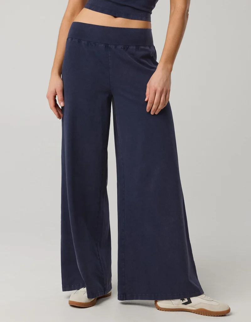 Aerie OFFLINE By Aerie OG Cotton Super Wide Leg Pant
