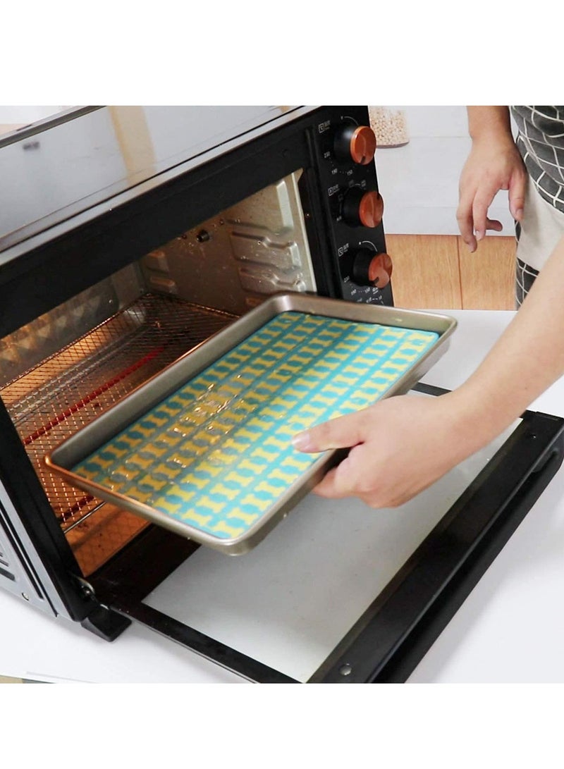 Excefore Pet Treats Baking Mold, Mini Silicone Mold, Dog Treat Silicone Mold, Pet Treats Baking Mold, Chocolate Drops Mold, Homemade Cookie Making Tool, Candy Molds for Caramels Cookies (2 Pack) - Image 2