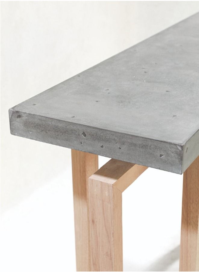 Sement طاولة قهوة خرسانية - رمادية  - Image 2