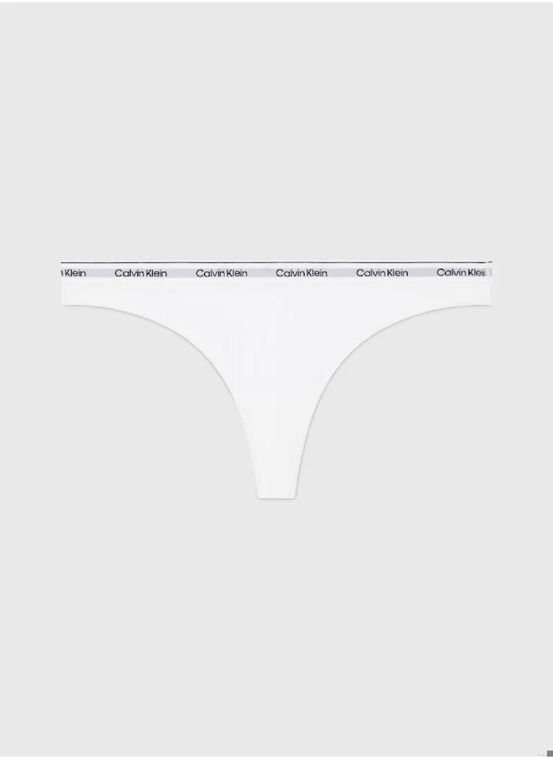 CALVIN KLEIN Women's Thong - Cotton, White