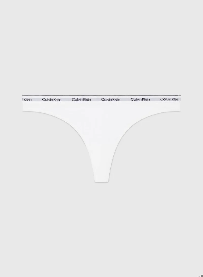 CALVIN KLEIN WHITE Modern Logo Thong for Women | Best Price UAE