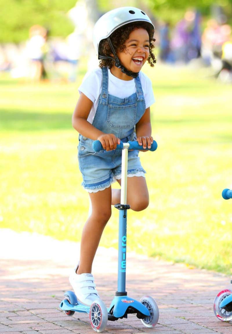 Micro Kickboard - Mini Deluxe 3-Wheeled, Lean-to-Steer, Swiss-Designed Micro Scooter for Kids, Ages 2-5 (Ice Blue) - Image 5