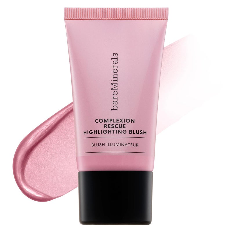 bareMinerals Complexion Rescue Highlighting Liquid Blush, Liquid Highlighter + Blush Hybrid, Buildable, Gel-Cream, Liquid Blush for Cheeks, All Day Wear, Vegan - Image 1