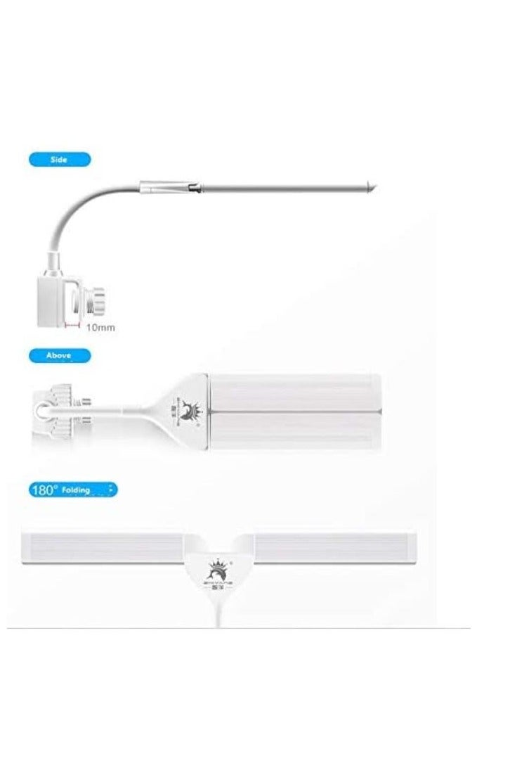 Upgraded Foldable LED Aquarium 12W Clip-on Lamp Double head 37cm - Image 5
