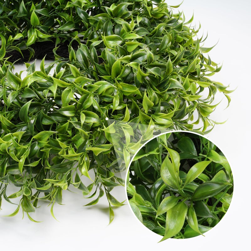 Vlorart 20 Inch Boxwood Wreath, Handmade Green Wreath for Front Door, Full & Lush Boxwood Wreaths for Front Door Year Round, Waterproof Spring Summer Greenery Wreaths for Outdoor Indoor Decor - Image 4