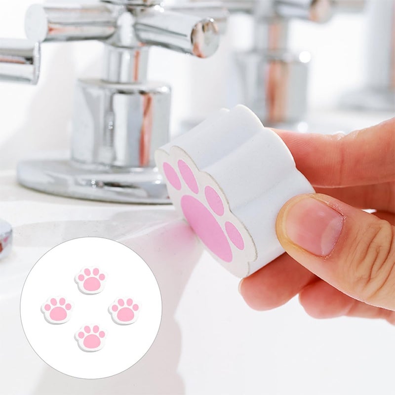 Processed natural substance Outanaya Cat Claw Glass Mirror Cleaner Sponge 4Pcs Set, Cartoon Cleaning Scrubbers for Bathroom Glass, Stain Removal Sponge Wipes for Mirror and Window Cleaning One piece build Big & small space compatible Multiple local stock source Cross-location transit friendly build Nationwide courier network Permanent & temporary usable Worldwide simple practical design Simple practical structure Durability enhanced Multi-color available build Global assemble options Market aligned local stock Quick available purchase options Longevity upgraded craftsmanship Multi-budget available picks Affordable trusted craftsmanship Remote area delivery Workday cycle fulfillment Easy lifting build Wide range usage design Gulf approved global quality Freeze crack proof Wear resistant In-Kingdom stored commodity - Image 3