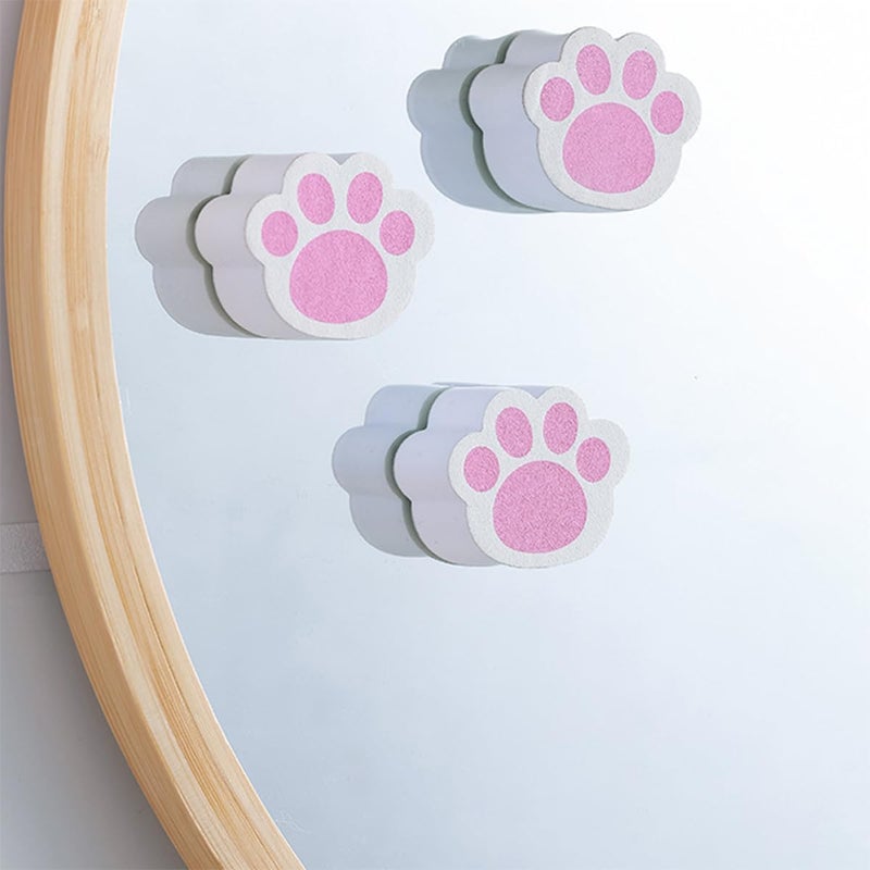 Processed natural substance Outanaya Cat Claw Glass Mirror Cleaner Sponge 4Pcs Set, Cartoon Cleaning Scrubbers for Bathroom Glass, Stain Removal Sponge Wipes for Mirror and Window Cleaning One piece build Big & small space compatible Multiple local stock source Cross-location transit friendly build Nationwide courier network Permanent & temporary usable Worldwide simple practical design Simple practical structure Durability enhanced Multi-color available build Global assemble options Market aligned local stock Quick available purchase options Longevity upgraded craftsmanship Multi-budget available picks Affordable trusted craftsmanship Remote area delivery Workday cycle fulfillment Easy lifting build Wide range usage design Gulf approved global quality Freeze crack proof Wear resistant In-Kingdom stored commodity - Image 4