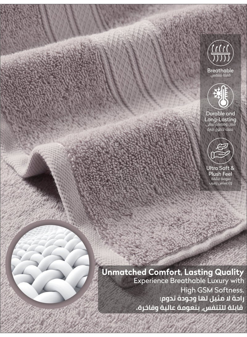 Donetella Premium 100 % Combed Cotton 1-Pcs Bath Sheet (85 X 172 CM) 600 GSM Large Towel, Highly Absorbent, Quick Dry,Best Towel for Bathroom, Spa And Hotel - Image 5