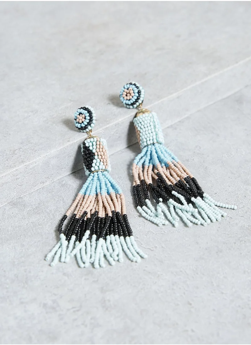 ONLY Line Tassel Earring