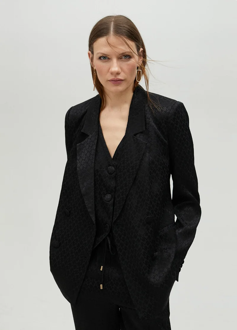 Lola Casademunt Flowing jacquard blazer