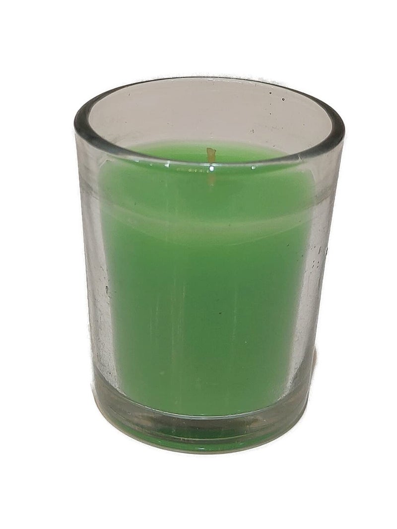 Floryn Decor® Votive Glass Candle | Perfume Candles for Home | Candles for Home Decoration Fragrance | Burning Time- 10 Hours Each (Pack of 6, Scent- Lemon Grass) - Image 5