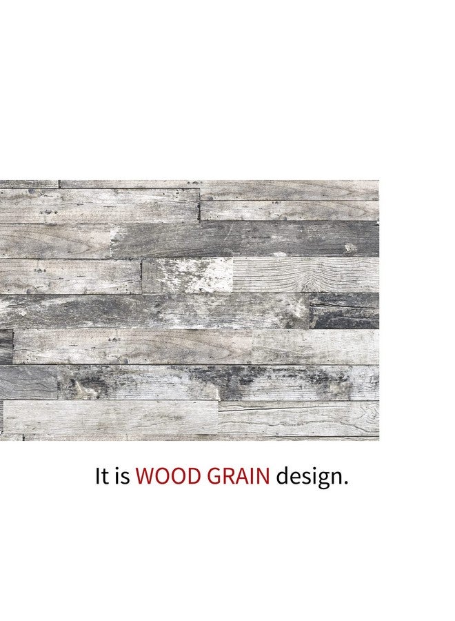 FUNLIFE 14 Strips Stair Risers Stickers, Peel And Stick Vinyl Staircase Sticker Decals Decor For Stair Steps, 39.37"X7.09", Ash Grey Wood Grain - Image 2