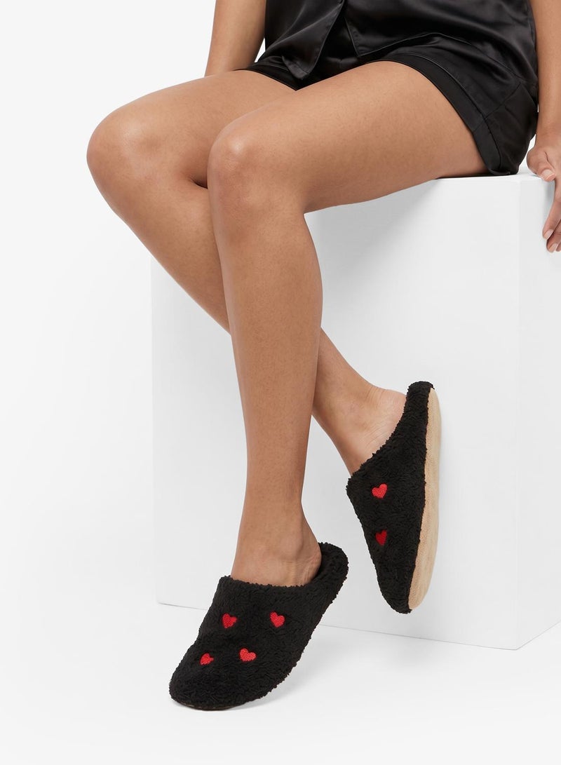 Ginger Heart Printed Bedroom Slippers - Image 5