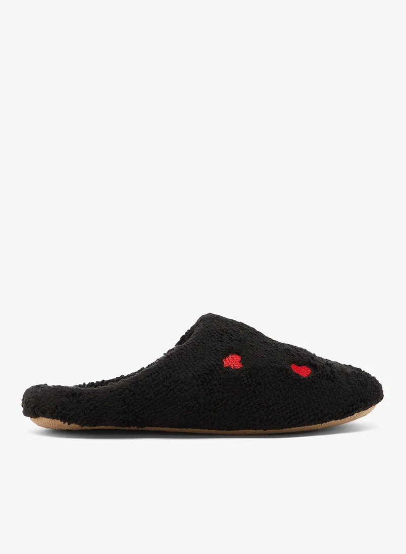 Ginger Heart Printed Bedroom Slippers