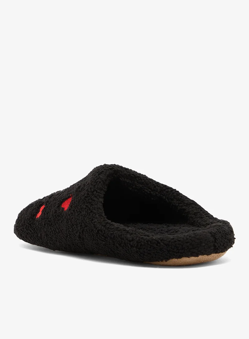 Ginger Heart Printed Bedroom Slippers