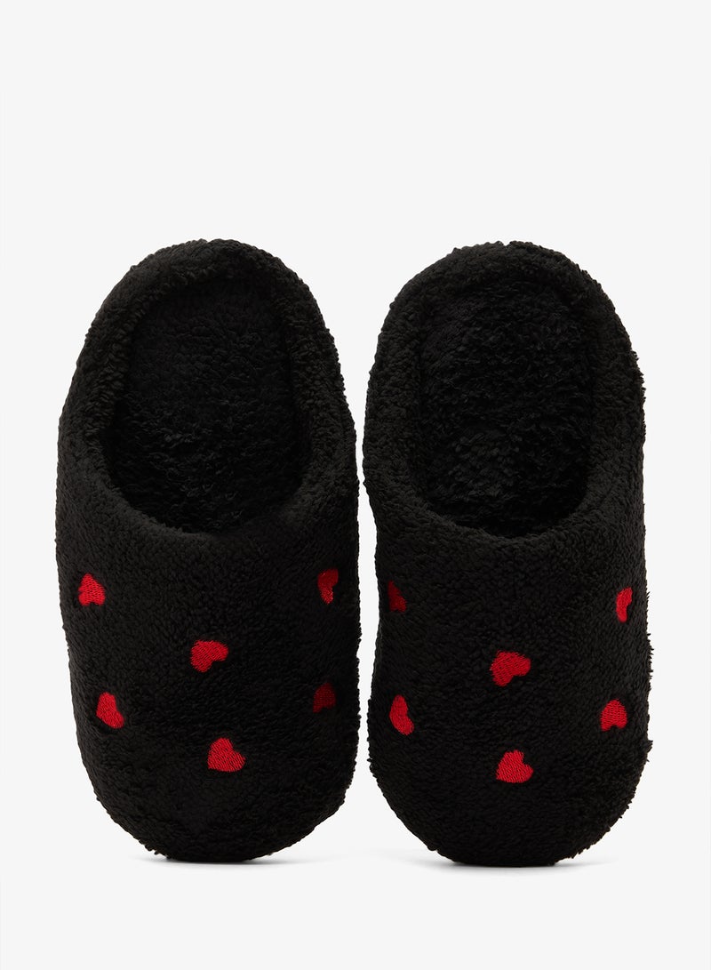 Ginger Heart Printed Bedroom Slippers - Image 4