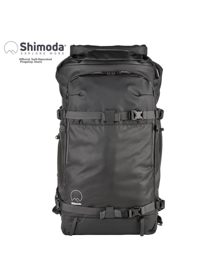 Shimoda Photography Bag, Outdoor Bird Shooting Cannon, Telephoto 600mm Lens Camera Bag, Large Capacity, Thickened, Waterproof, Wear-resistant, Yidong X70hdv2 Black, 520-142 - Image 1