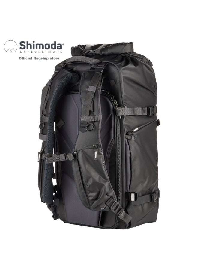 Shimoda Photography Bag, Outdoor Bird Shooting Cannon, Telephoto 600mm Lens Camera Bag, Large Capacity, Thickened, Waterproof, Wear-resistant, Yidong X70hdv2 Black, 520-142 - Image 5