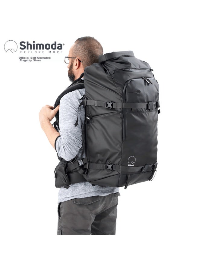 Shimoda Photography Bag, Outdoor Bird Shooting Cannon, Telephoto 600mm Lens Camera Bag, Large Capacity, Thickened, Waterproof, Wear-resistant, Yidong X70hdv2 Black, 520-142 - Image 4