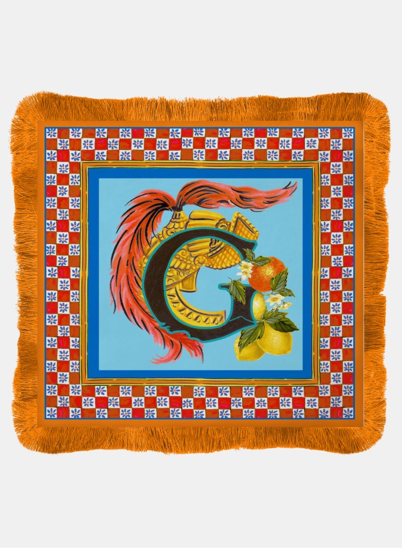 BACI MILANO - PLACEMAT 38X38 - ORTIGIA LETTER G - COTTON - Image 2