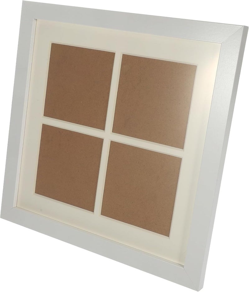Gatuida Square 10x10 Inch White Photo Frame for Canvas Paintings and Oil Paintings Wall Mount Display Frame for DIY Art and Picture Collage Classic Square for Home Décor - Image 1