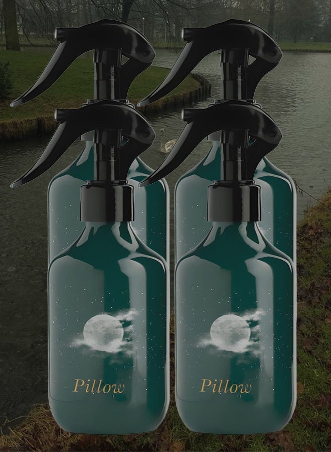 Alsalman Oud 4 Pieces Pillow Green Pillow Mist – A Calm Scent with Long-Lasting Freshness - Image 1
