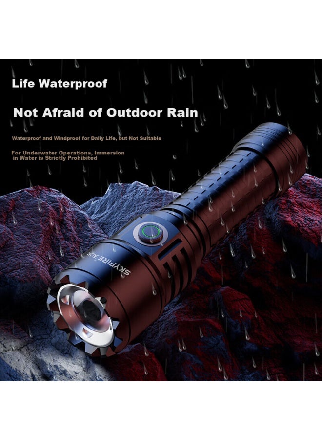 SkyFire Tianhuo High-power Focused Flashlight Ultra-bright Laser Long-lasting Outdoor Patrol - Image 5