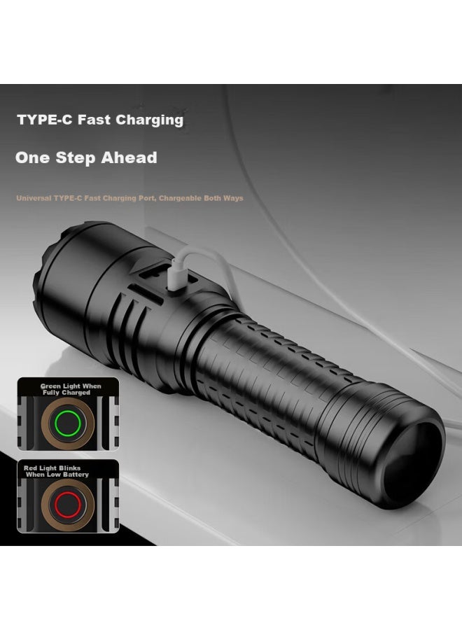 SkyFire Tianhuo High-power Focused Flashlight Ultra-bright Laser Long-lasting Outdoor Patrol - Image 4