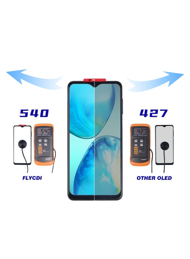 FLYCDI For SAMSUNG A225/A22 4G/M225/F225 OLED With Frame LCD Screen, LCD Display Replacement 3D Touch Digitizer Glass Assembly, With Repair Tool Kit - Image 5