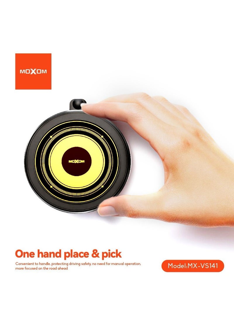 MOXOM MX-VS141 Rotatable Car Suction Phone Mount, 360° Rotating, Universal Phone Holder, Secure and Stable, Easy Installation,Strong Suction for Car Kitchen Mirro Gym Bath Shower & All Smooth Surface  - Image 2