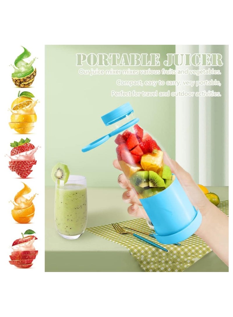 FEND Fend Rechargeable Handheld Mini Juicer Portable Blender for Shakes and Smoothies Blue  - Image 3