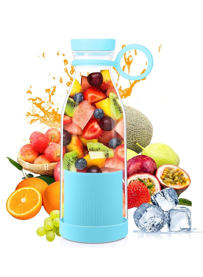 FEND Fend Rechargeable Handheld Mini Juicer Portable Blender for Shakes and Smoothies Blue  - Image 4
