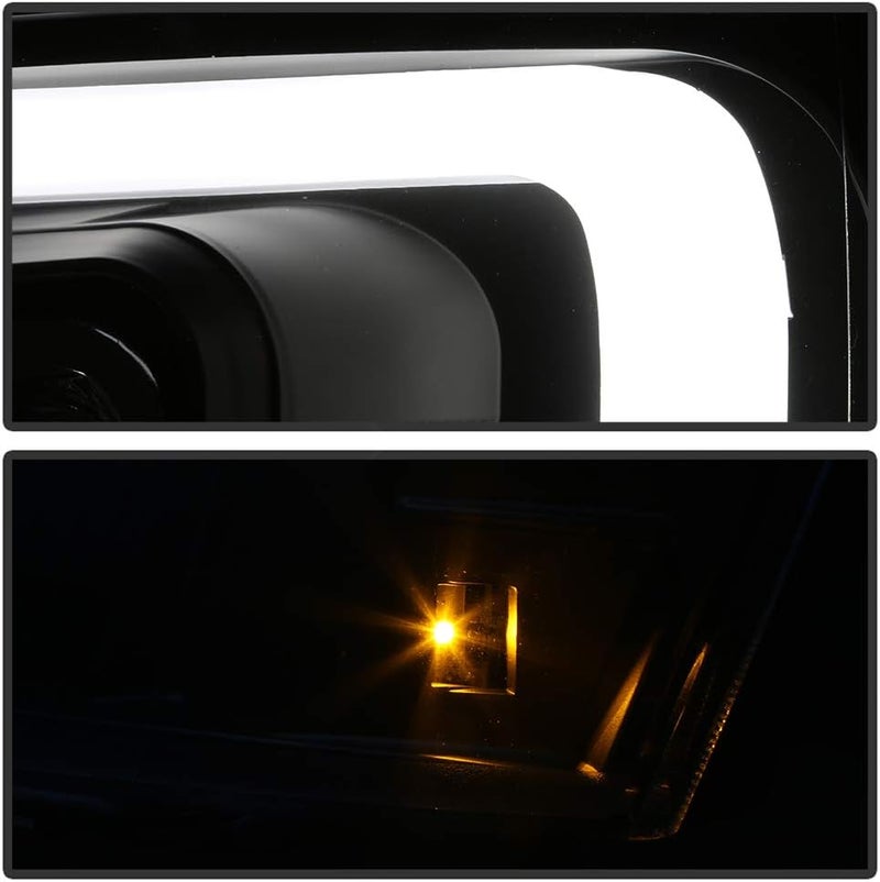 ACANII Black Edition LED DRL Projector Headlights for 2007-2014 Chevy Suburban Tahoe Avalanche - Image 5