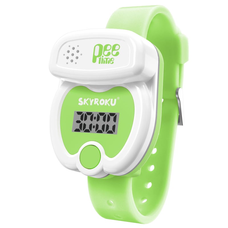 SKYROKU SKYROKU Potty Training Watch for Toddlers Cute Toilet Shape Music Light Reminders 3 Songs Countdown Timer Replaceable Battery Silicone Strap Easy Setup Safe for Kids 