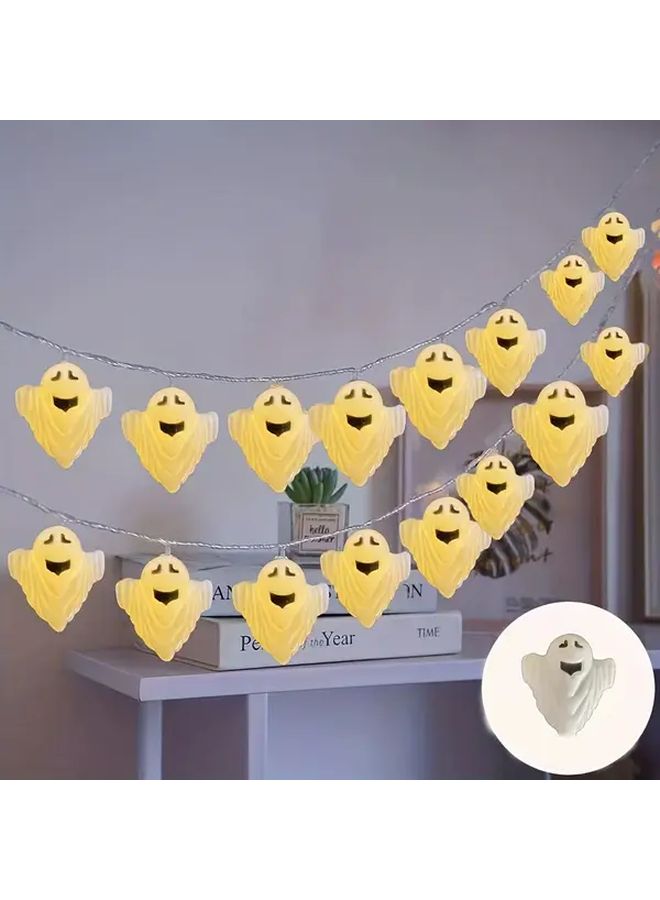 118 Inch Warm White LED Garland Lights Indoor Hanging Party Room Decor - Image 1
