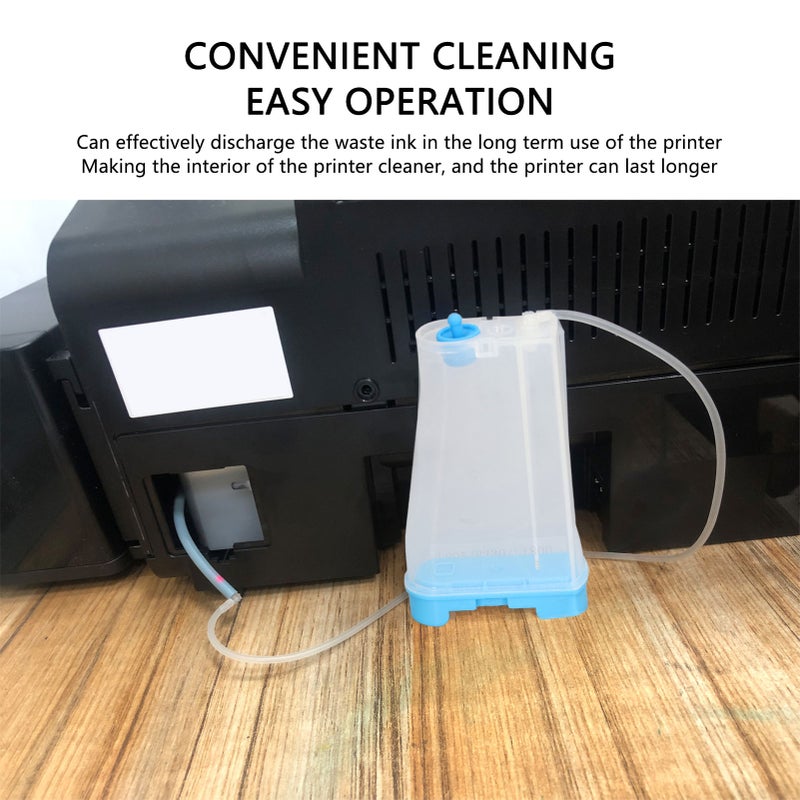 Waste Ink Bottle Easy Cleaning Reusable Plastic Printer Waste Ink Collector for L805 R330 1390 L801 T50 1800 270 - Image 3