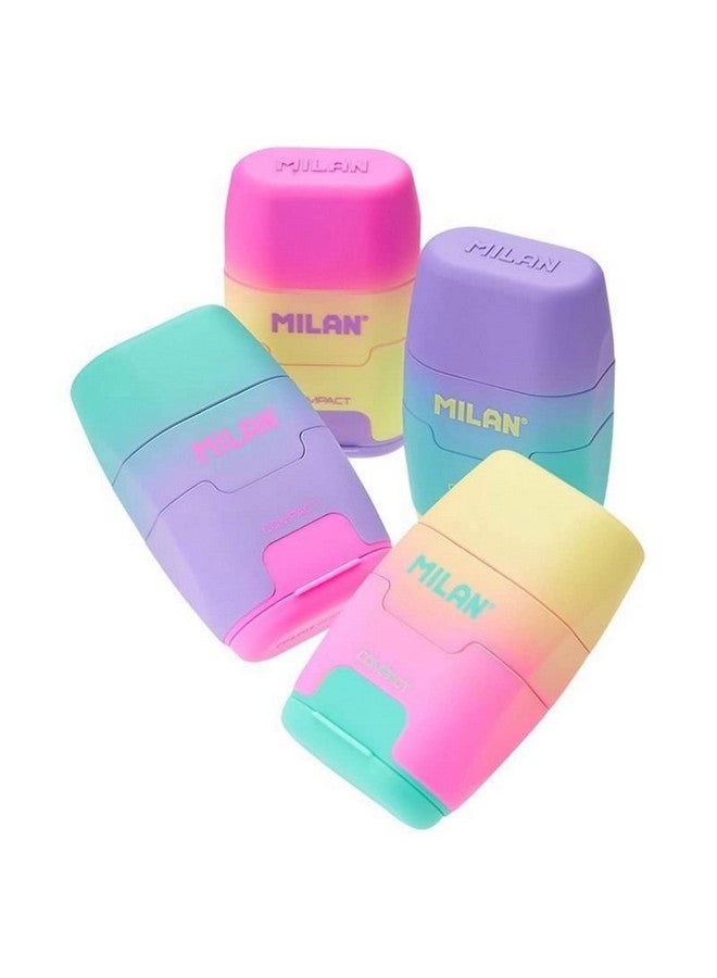 Milan Double Compact Rubber Combination and Sachets Sunset Assorted Colours - Image 1