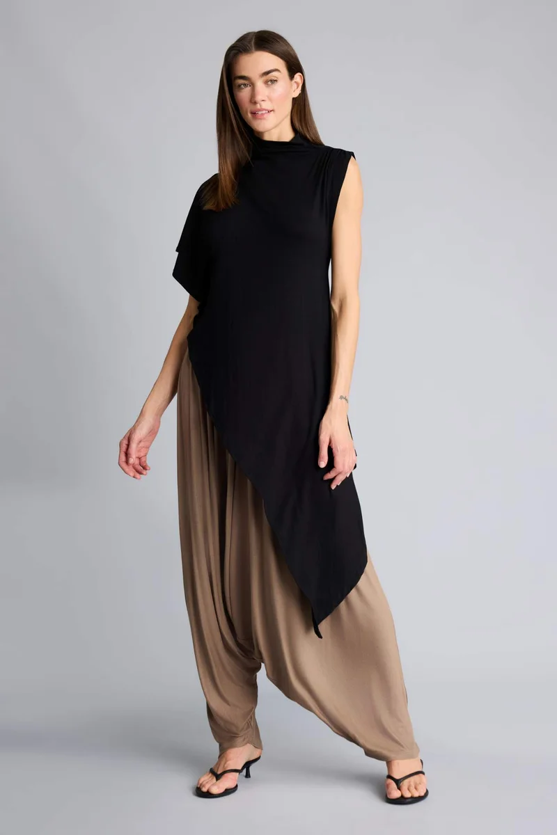 ديفاكتو Afra x Defacto Balloon Fit Ribbed Trousers