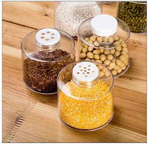 Ritmo Spice Tower Acrylic Stacking Bottle with Sifter Lid Transparent Carousel Spice Tower Organizer Use for Kitchen Spice Storage Seasoning Dried Herbs Jar Container - Image 2