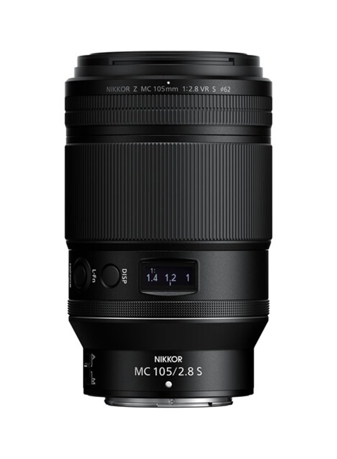 نيكون عدسة ماكرو Z MC VR ببعد بؤري 105 مم وبفتحة f/2.8 S أسود - Image 2