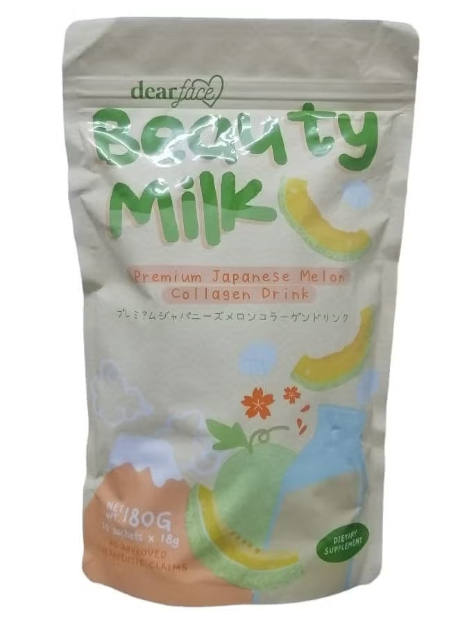 dear face Beauty Milk Premium Japanese Melon Collagen Drink