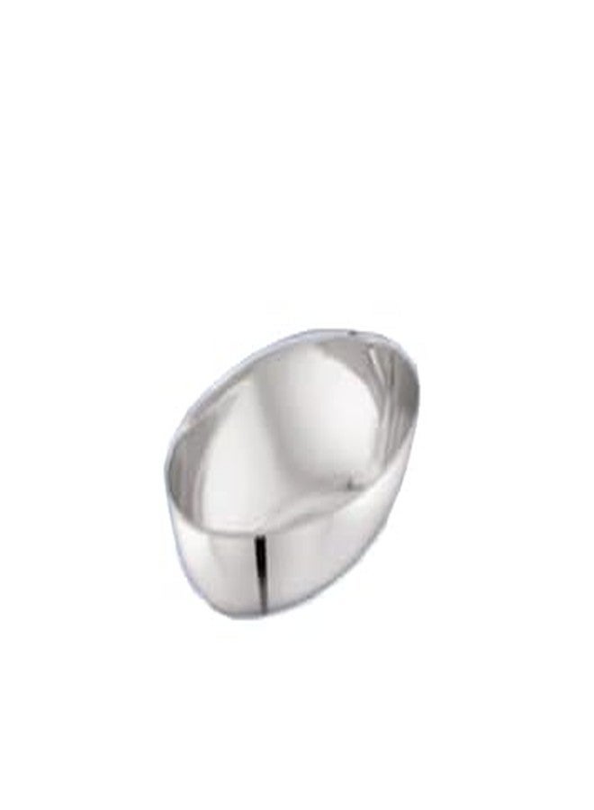 MARWALL Stainless Steel Boat Shape Serving Bowl/Katori/Vati/Set of 6 pcs (100ml) - Image 1